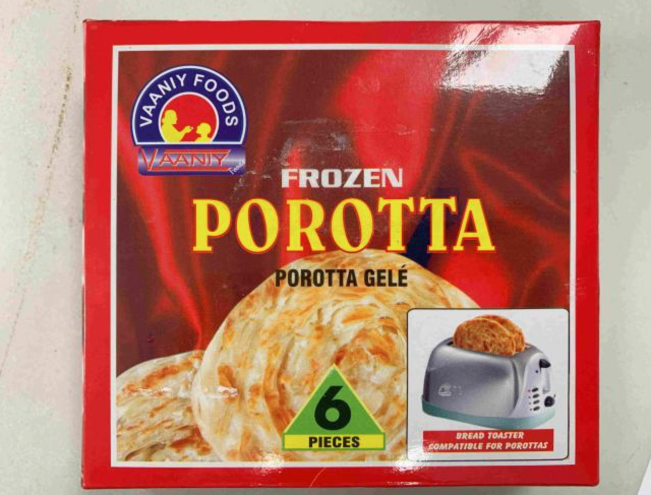 recalled CFIA Vaanify frozen porotta