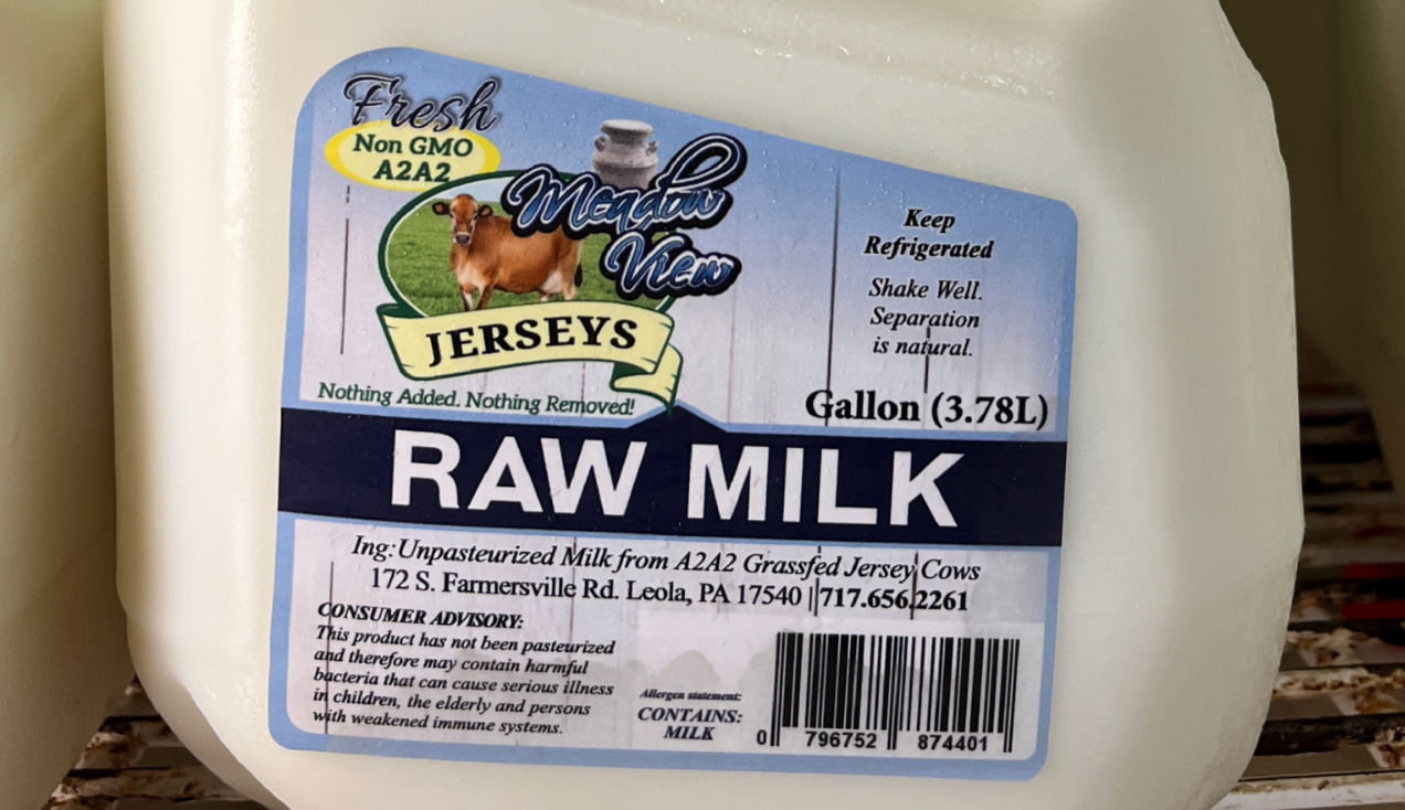 recalled Meadow View Jersey raw milk