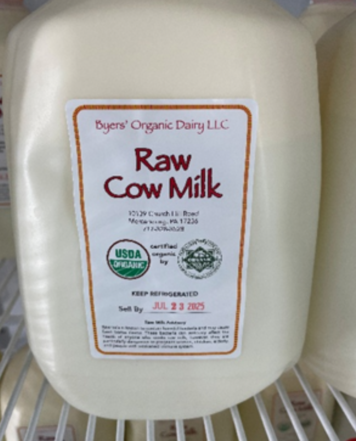 recalled Byers raw milk