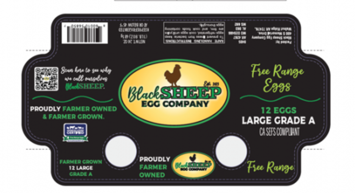 Black Sheep Egg Company recalls eggs after FDA testing shows Salmonella