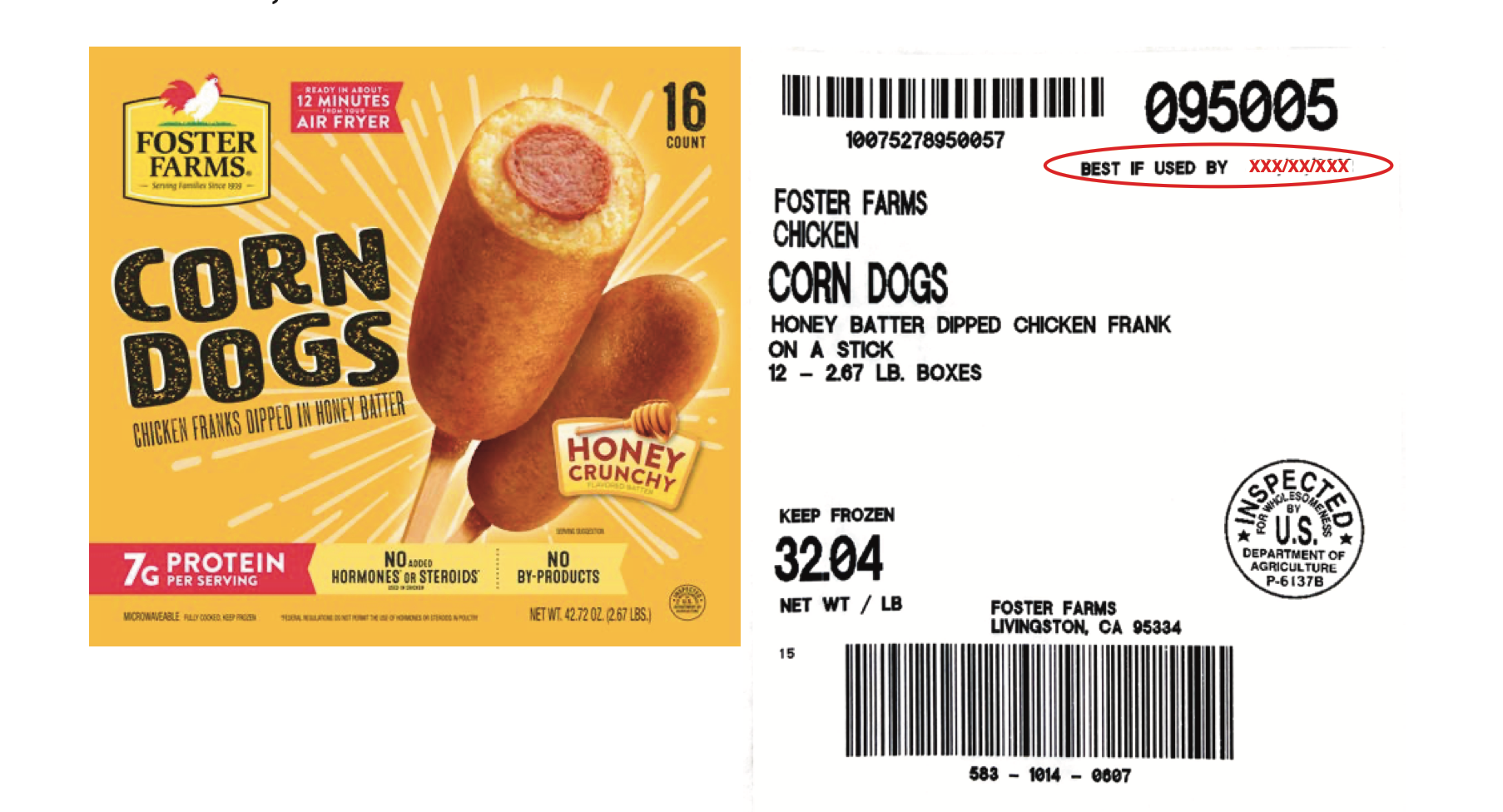 Another 59 tons of corndogs added to recall
